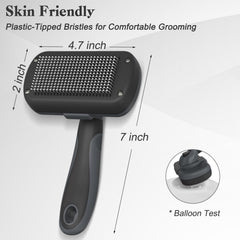 Swihauk ergonomic TPR handle provides comfortable grip during grooming sessions