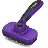 Swihauk self cleaning slicker brush deshedding dogs and cats reduces loose fur.