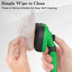 Swihauk sturdy stainless steel bristles built to last during regular grooming