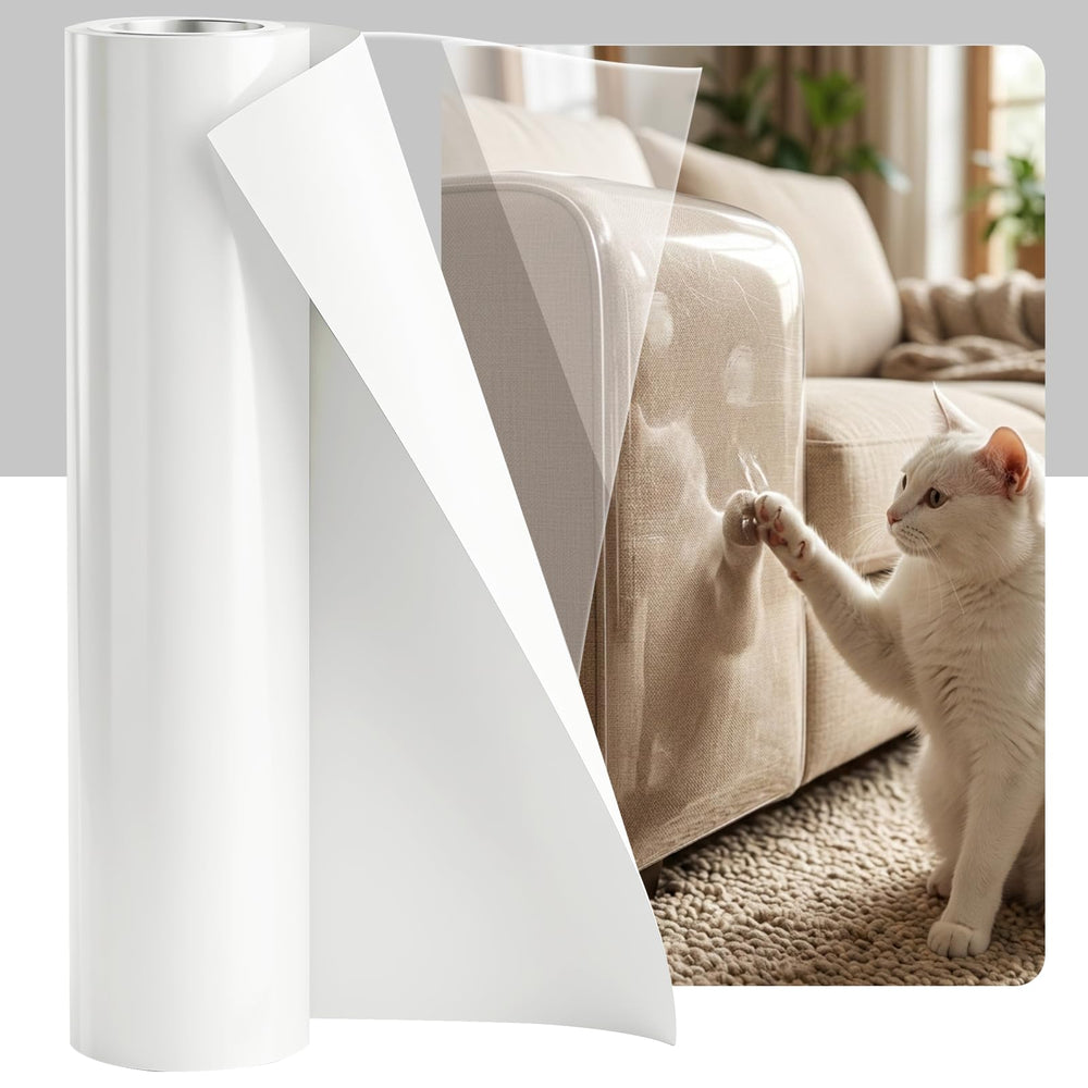 Swihorab cat scratch protector roll provides full-coverage for large sofas.