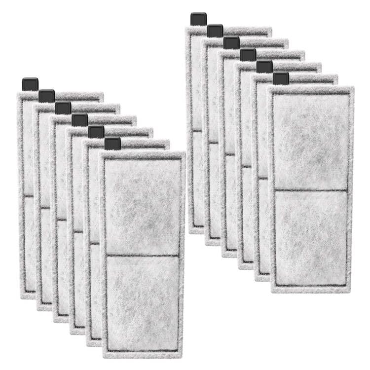Switior 12-pack cartridge package for Top Fin RF-L enhances aquarium filtration