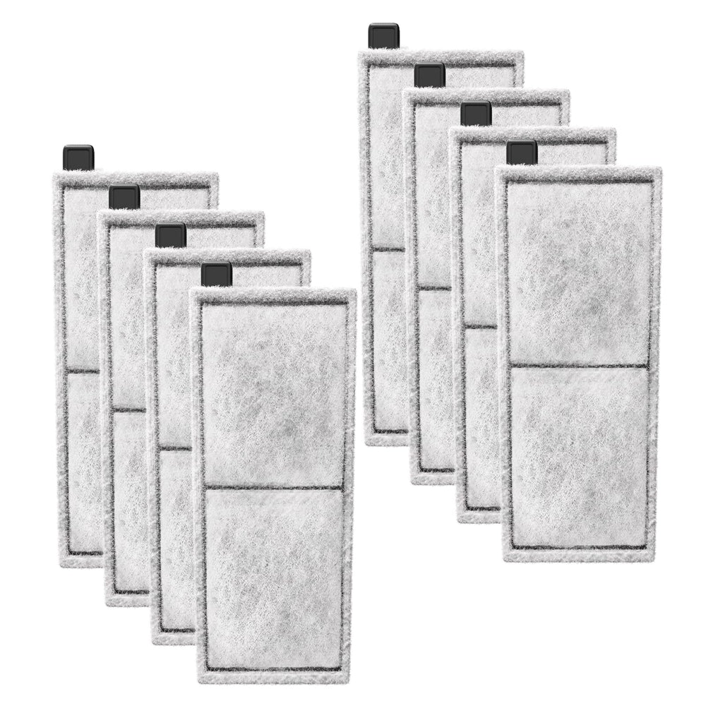Switior 8-pack filter cartridges for Top Fin RF-L, designed for easy replacement and cleaner water.