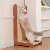 Sxtglxr large cat scratching post with wood frame for sturdy indoor use and furniture protection