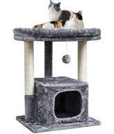 SYANDLVY 27in cat tree top perchβplush comfort for cozy lounging
