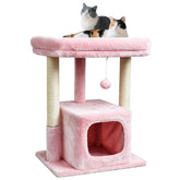 SYANDLVY small cat tree top perch plush for cozy lounging