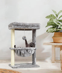 SYANDLVY small cat tree basket lounger offering a warm nap spot for kittens