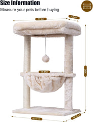 SYANDLVY beige hanging ball adds engaging play for curious felines