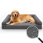 Sytopia 42in dog bed with chew-proof fabric for durable indoor use