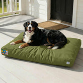 Sytopia 47-inch canvas dog bed for outdoor use, indestructible.