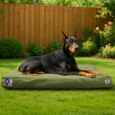 Sytopia canvas indestructible dog bed for indoor and outdoor use.