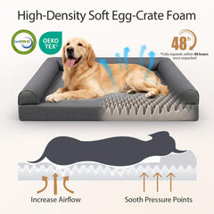 Sytopia removable cover on dog bed for easy machine washing