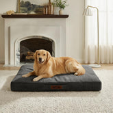 Sytopia 42-Inch dog bed waterproof outer cover protects against spills