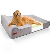 Sytopia XXL memory foam dog bed front view showing spacious comfort for large dogs