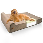 Sytopia XXL memory foam bed top view showing spacious surface for large dogs