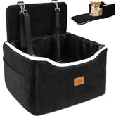 SZEE Dog Car Seat compact size fits in most vehicles for daily rides