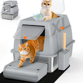 SZEE XL litter box with lid, spacious interior for large cats.