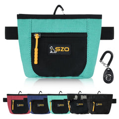 SZO Dog Treat Pouch with Magnetic Closure for quick one-hand access during walks