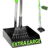 T2Y extra-long-handle dog pooper scooper enables comfortable upright cleaning