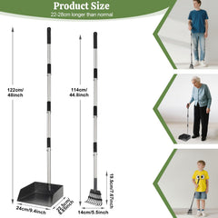 T2Y Pooper Scooper oversized tray increases capacity for multiple dogs' waste.