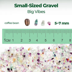 T4U crystal chips for crafts with multicolored meanings for DIY decor and wish jars