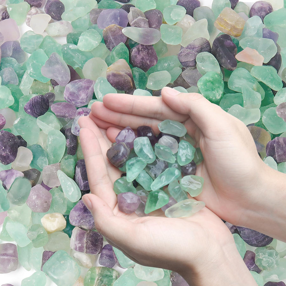 T4U fluorite aquarium gravel rocks in vibrant hues for a striking fish tank display