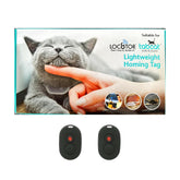 TabCat Homing Tag v2 front view shows a lightweight tag for cats.