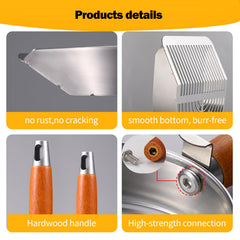 TabifurKitc holder with hook keeps tools neatly stored and accessible.