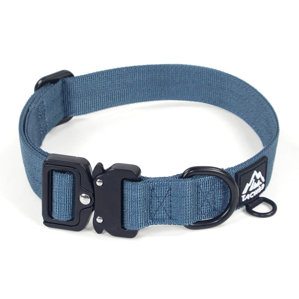 Tacwild large dog collar in 1000D nylon for rugged daily wear