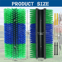 TAGYSH heavy-duty brush demonstrates weather-resistant design for outdoor use