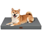 Tail Stories outdoor dog bed grey crate-fit for easy setup