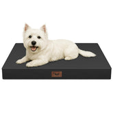 Tail Stories outdoor dog bed showing waterproof Oxford fabric for spill protection