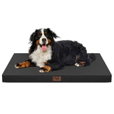 Tail Stories Outdoor XL dog crate bed top view shows rugged waterproof fabric for outdoor use.