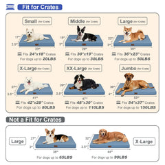 Tail Stories outdoor XXL bed with egg-crate foam, providing support for large breeds