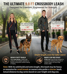 Tails & Tales dual-handle slip-lead configuration for close supervision.