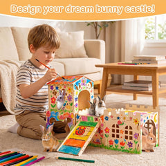 TankMatDecor inner nest image shows cozy retreat for quiet rabbits.