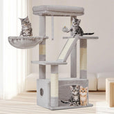 Taoqimiao cat tree 38.2-inch tower ideal for kittens and indoor cats