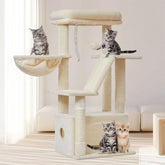 Taoqimiao cat tree 38-5 inch luxury condo: cozy retreat for indoor cats