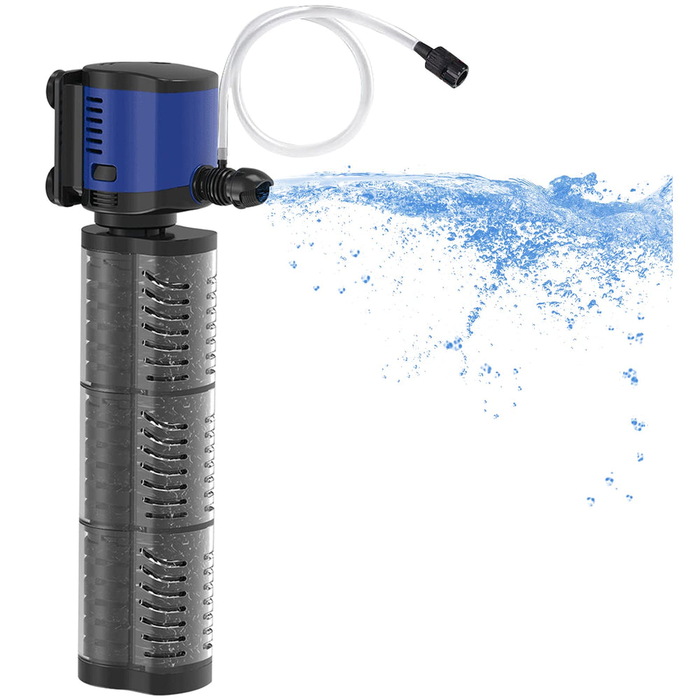 Tararium 700GPH pump powers strong circulation for large aquariums.