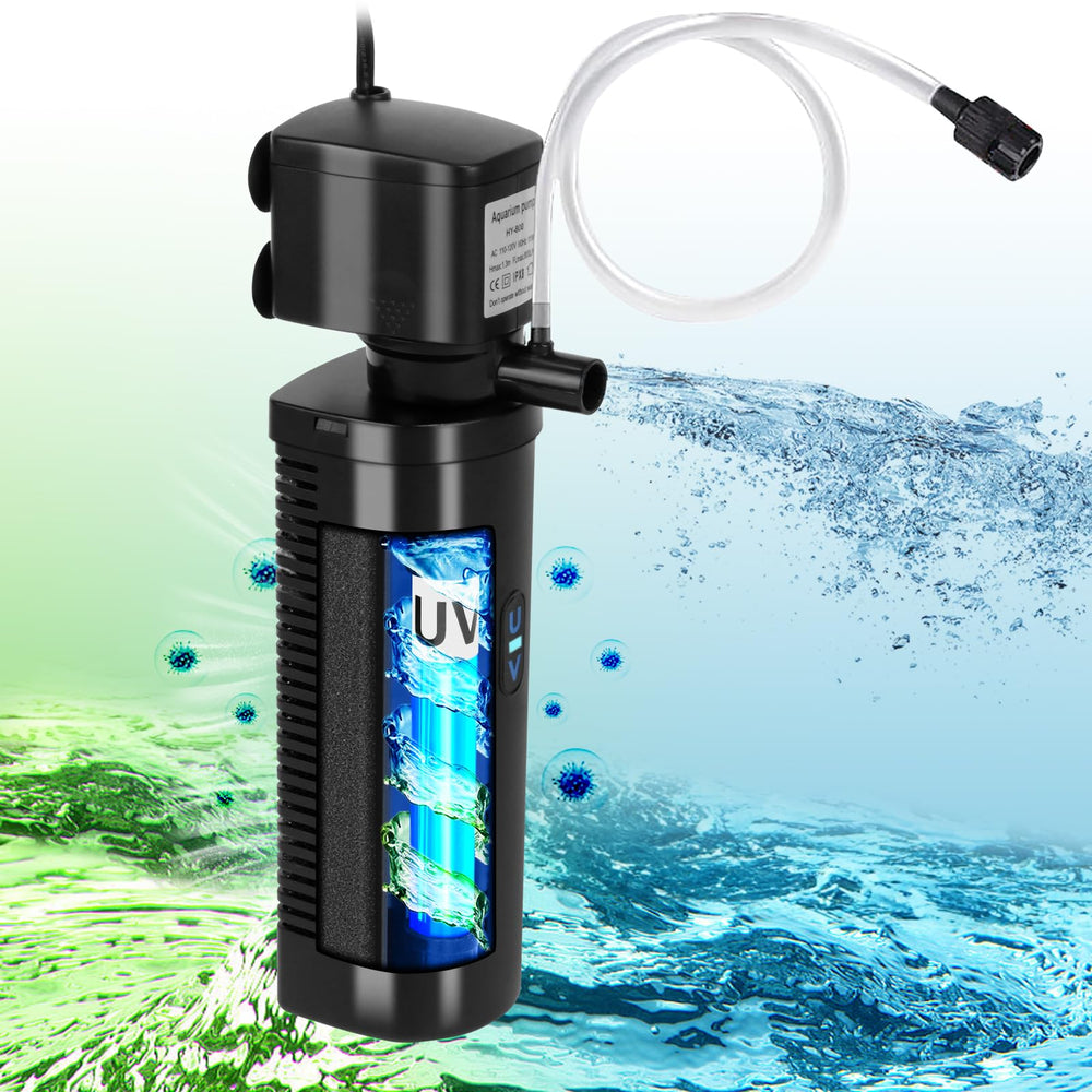 Tararium U-V filter for 20-75 gal tanks delivers clearer water