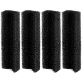 TARARIUM CTUV-H8F sponge 4-pack, improves filtration efficiency for aquariums.