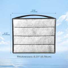 Tararium replacement filter cotton ready to install for clear water in your tank.