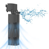 Tararium fish tank filter assembly shows quick setup for 100β200 gallon tanks.