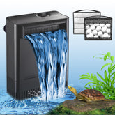 Tararium Turtle Tank Filter top view - compact internal design for versatile tanks.