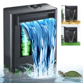 Tararium Turtle Tank Filter with UV light for large aquariums promotes crystal-clear water.