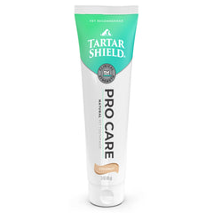 Tartar Shield Pro Care toothpaste tube front view for easy pet dental care
