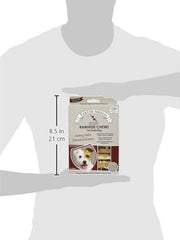 Dog chewing a soft rawhide chew with gentle texture from Tartar Shield