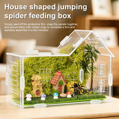 TASOMUTY Decorative Accessories set including hides rocks and moss for realism