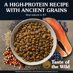 Taste of the Wild Ancient Stream ancient grains showcase energy-rich formula