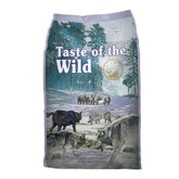 Taste of the Wild Sierra Mountain dog food bag with natural ingredients