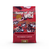 Taste of the Wild Southwest Canyon bowl of wild boar dry dog food showcasing real meat nutrition
